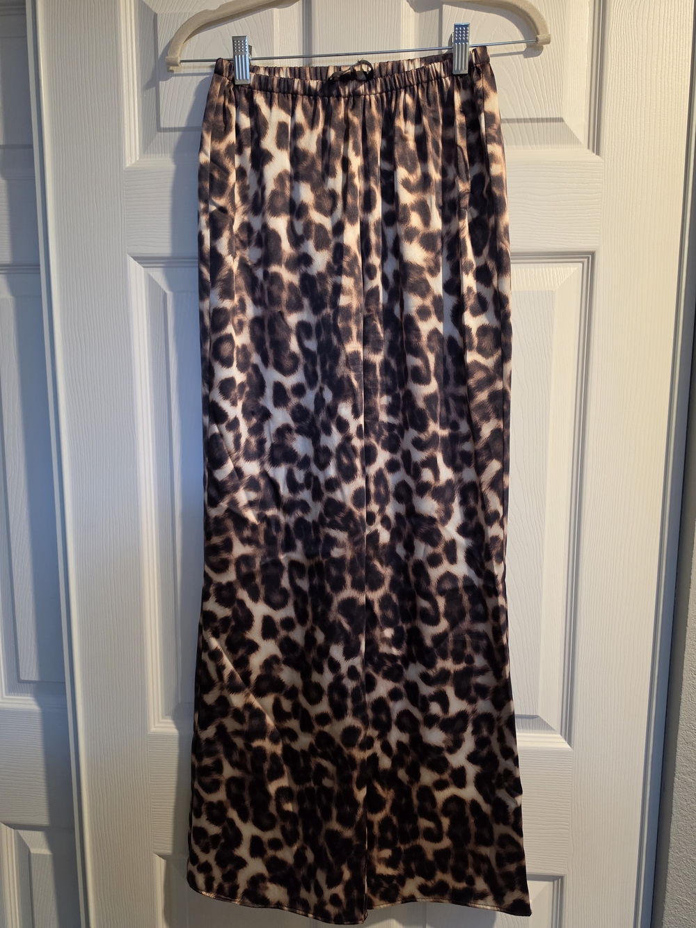 SER.O.YA Leopard Print Pants - Brown and Black